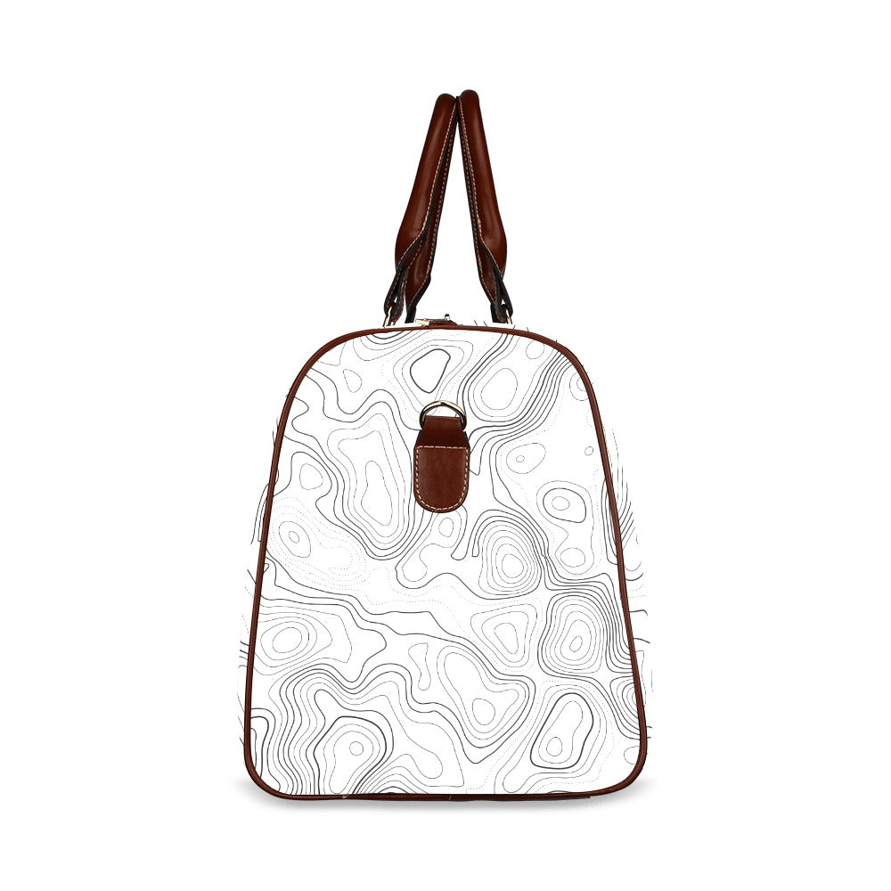 Travel Bag (Brown) (Model 1639)