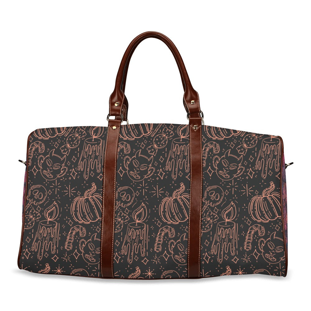 Travel Bag (Brown) (Model 1639)